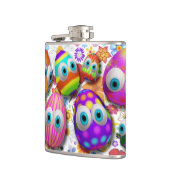 かわいいイースターエッグ漫画のフラスコ フラスク (左)