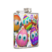 かわいいイースターエッグ漫画のフラスコ フラスク (右)