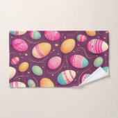 かわいいイースターエッグ バスタオルセット (ハンドタオル)