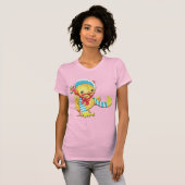 かわいいイースターシックonピンクTシャツ Tシャツ (正面フル)