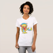 かわいいイースターシックonホワイトTシャツ Tシャツ (正面フル)