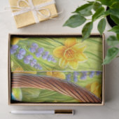 かわいいイースタータビー猫 薄葉紙 (ギフト)