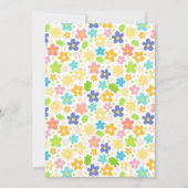 かわいいイースターチキンパーティの招待状 招待状 (裏面)