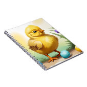 かわいいイースターチキン1、イースター ノートブック (右側)