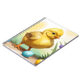 かわいいイースターチキン1、イースター ノートブック (左側)
