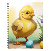 かわいいイースターチキン1、イースター ノートブック (正面)