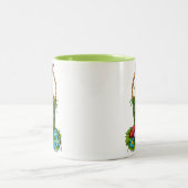 かわいいイースターチキン ツートーンマグカップ (中央)