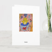 かわいいイースターチックカード カード (裏面)