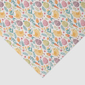 かわいいイースターチックスカラフルと卵のパターン 薄葉紙 (詳細)