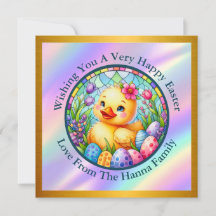 かわいいイースターチック、花、そしてカラフルな卵