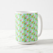 かわいいイースターバスケットウサギとひよこ コーヒーマグカップ (正面右)