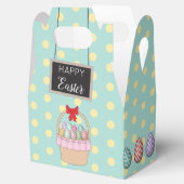 かわいいイースターバスケット&パステルイースターエッグ フェイバーボックス (オープン)