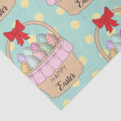 かわいいイースターバスケット&パステルイースターエッグ 薄葉紙 (詳細)