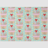 かわいいイースターバスケット&パステルイースターエッグ 薄葉紙 (正面)