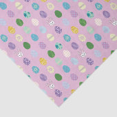 かわいいイースターバニカラフルーパターン（の模様が）あるズ 薄葉紙 (詳細)