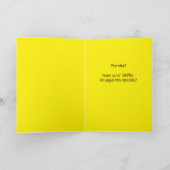 かわいいイースターバニーおもしろいなぞ子供へぞ カード (内部)