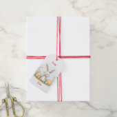 かわいいイースターバニーと卵のトレンディコレクション ギフトタグ (より糸付き)