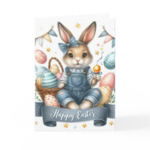 かわいいイースターバニーの卵