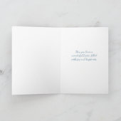 かわいいイースターバニーの卵 シーズンカード (内部)