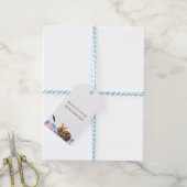 かわいいイースターバニーの子供たちのパーティーの好意 ギフトタグ (より糸付き)