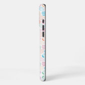 かわいいイースターバニーの恐竜 iPhoneケース (左側面)
