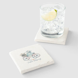 かわいいイースターバニーをバイクに ストーンコースター