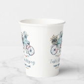 かわいいイースターバニーをバイクに 紙コップ (右)