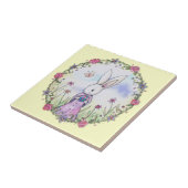 かわいいイースターバニーイラスト タイル (側面)