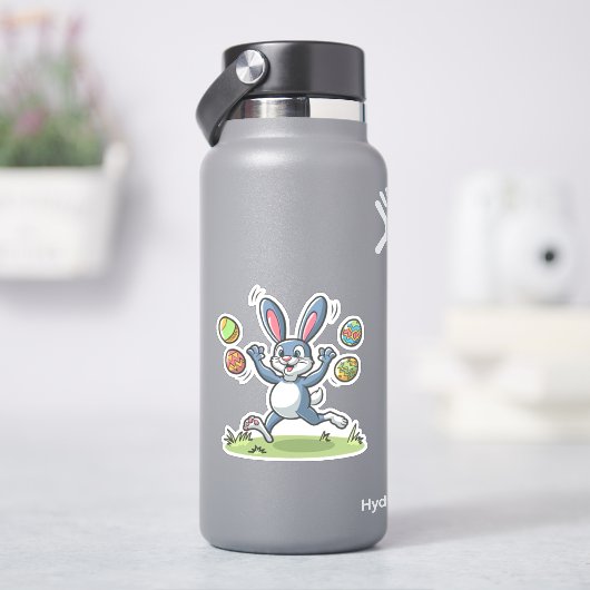 かわいいイースターバニーウサギ シール (HydroFlask)