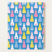 かわいいイースターバニーウサギ プランナー手帳 (裏面)