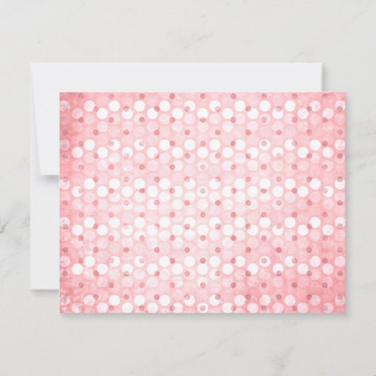 かわいいイースターバニーラビットイースターパーティの招待状 招待状 (裏面)