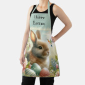 かわいいイースターバニーラビットエプロン エプロン (インサイチュ)