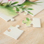 かわいいイースターバニーレトロヴィンテージジグソーパズル ジグソーパズル (側面)