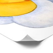 かわいいイースターバニー ポスター (角)