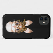 かわいいイースターバニー ママ イースターレオパード 卯年 Case-Mate iPhoneケース (裏面(横))