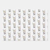 かわいいイースターバニー ラッピングペーパーシート (正面2)