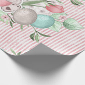 かわいいイースターバニー ラッピングペーパー (角)