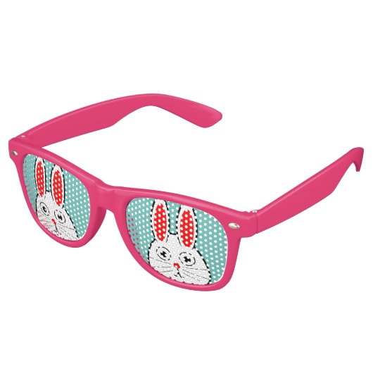 かわいいイースターバニー レトロサングラス (アングル)
