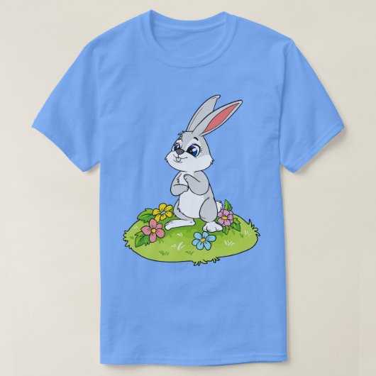 かわいいイースターバニー Tシャツ (デザイン正面)