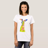 かわいいイースターバニー Tシャツ (正面フル)