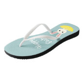 かわいいイースターバニーI ビーチサンダル (アングル)