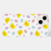 かわいいイースターパターンチキンエッグカスタムの色 Case-Mate iPhoneケース (裏面 (横))