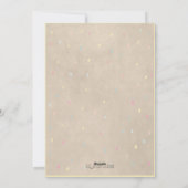 かわいいイースターフラミンゴ絵を描&エッグ シーズンカード (裏面)