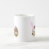 かわいいイースターヘアピン コーヒーマグカップ (中央)