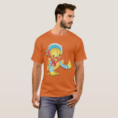 かわいいイースターベビーシックユニセックスオレンジ大人Tシャツ Tシャツ (正面フル)