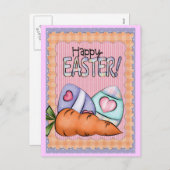 かわいいイースターポストカード シーズンポストカード (正面/裏面)