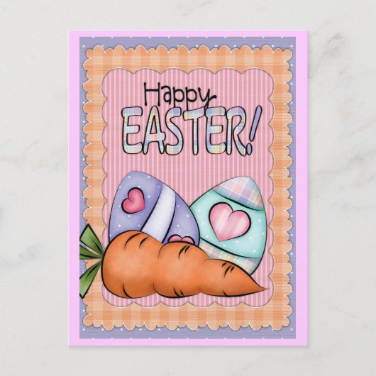 かわいいイースターポストカード シーズンポストカード (正面)