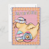 かわいいイースターポストカード シーズンポストカード (正面/裏面)