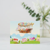 かわいいイースターポストカード ポストカード (スタンド正面)