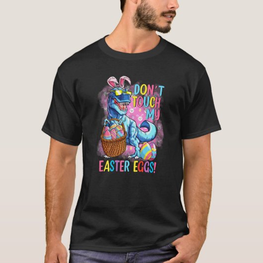 かわいいイースターモンスタードヌ2019tTouch私のイースターエッグ Tシャツ (正面)